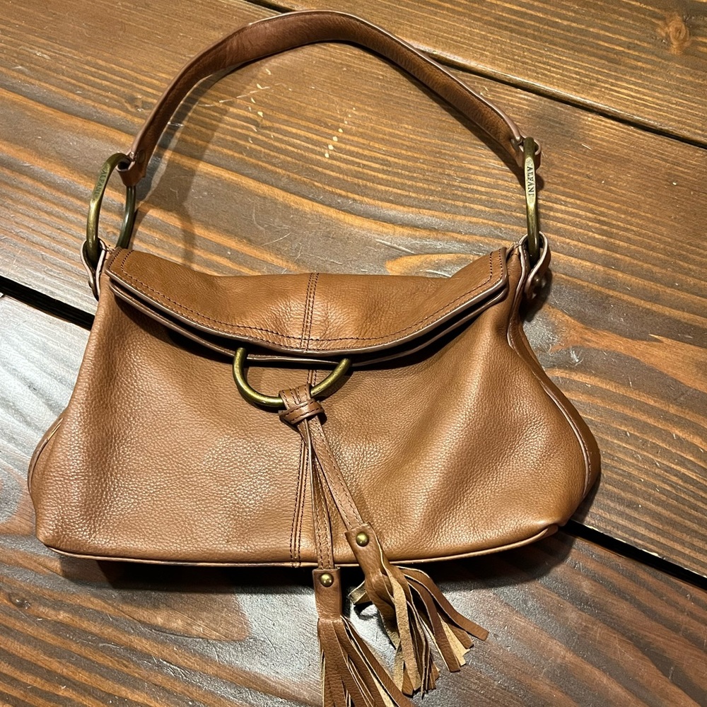 Alfani Leather Bag- Hobo Style